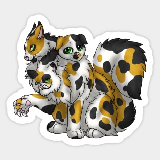 CerPURRus: Calico Sticker